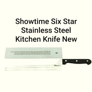 NEW Ronco Showtime Six Star #1 Showtime Kitchen Knife Stainless Steel Full Tang